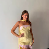 Abito Paisley 60612- GIALLO