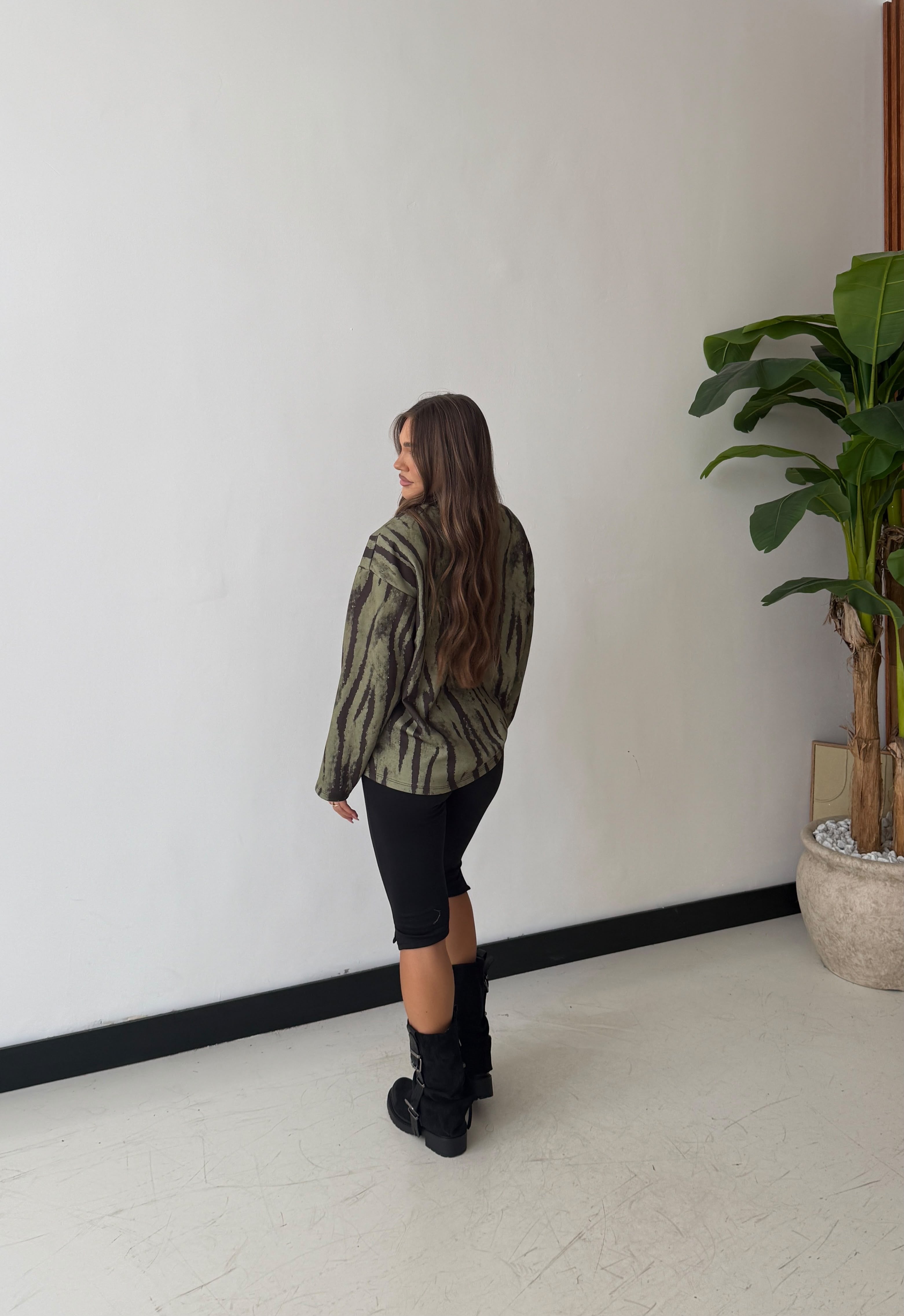 Maglia Moster L2210- VERDE MILITARE