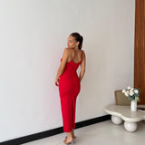 Abito Luz 16719- ROSSO