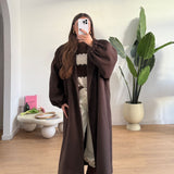 Cappotto Karen 6201-MARRONE