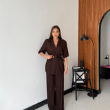 Coordinato Ayana 26246 - MARRONE
