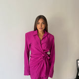 Vestito Messy 7119 - MAGENTA