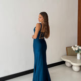 Abito Dafne 148851- PETROLIO