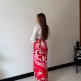 Pareo Brielle 131301- ROSSO/ROSA