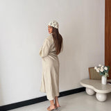 Vestito Lino Reda - CREMA