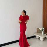 Abito Perla 27857- ROSSO