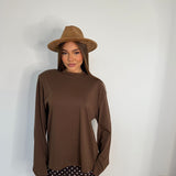 Maglia Lola 11222-MARRONE