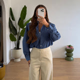 Camicia Hazel 43005 - BLU