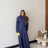 Coordinato Lino Zuma - BLU