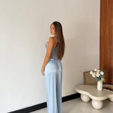Pantalone Faye 24205 - CELESTE