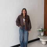 Camicia Priscilla 24616- MARRONE