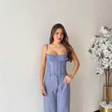 Corpetto Flame 6832 - AZZURRO