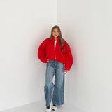 Giubbino/Felpa Matrix 8761- ROSSO