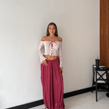 Pantalone Kami 10163- BORDEAUX
