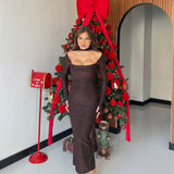 Abito Charlie 14507 - MARRONE