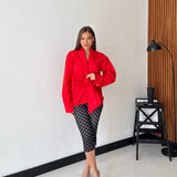 Camicia Fiocco 100% Cotone - ROSSO