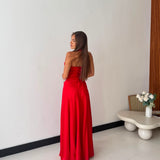 Vestito Gloria 28021- ROSSO