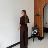 Coordinato Ayana 26246 - MARRONE