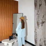 Camicione Wanda M01 - DENIM CHIARO