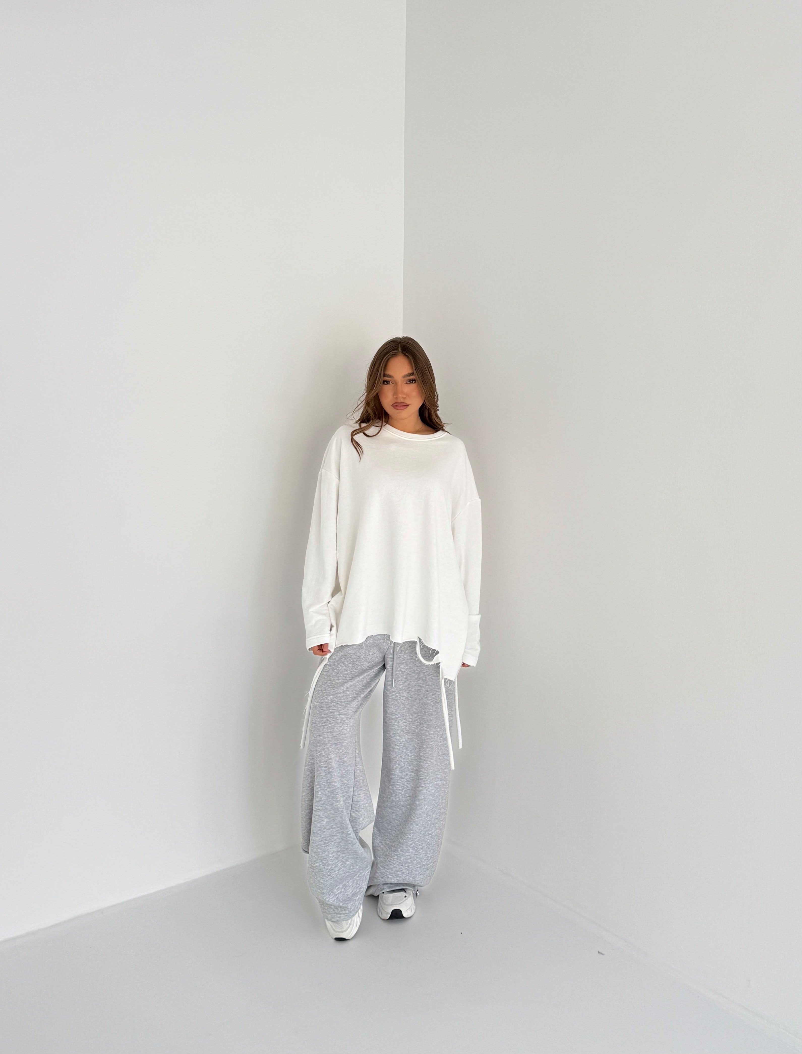 Maxi Maglia JUSTWEST Élise 153-FE- BIANCO