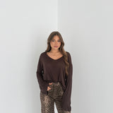 Maglia Matilda ultralight JUSTWEST 183-MA- MARRONE