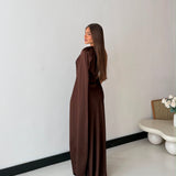 Abito Esther 27548- MARRONE