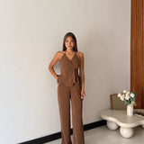 Tuta Jackie H4564- MARRONE