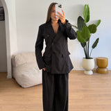 Coordinato Mely 86269-NERO GESSATO