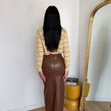 Gonna NAT  8213-MARRONE