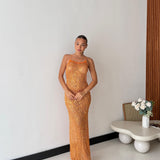 Abito Nadia 28445- ARANCIO