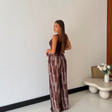 Pantalone Marrakech 1188- MARRONE SCURO