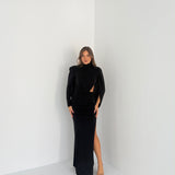 Abito Alya L2263- NERO