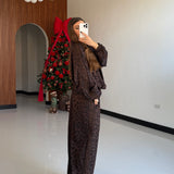 Coordinato Savana 7646-MARRONE