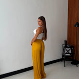 Pantalone Faye 24205 - SENAPE
