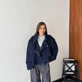 Giubbino Harper 13977 - DENIM SCURO
