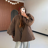 Piumino Amarea 46918-MARRONE