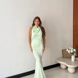 Abito Nylah 6884 - VERDE MENTA