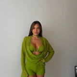 Coordinato Zendaya 7482- VERDE