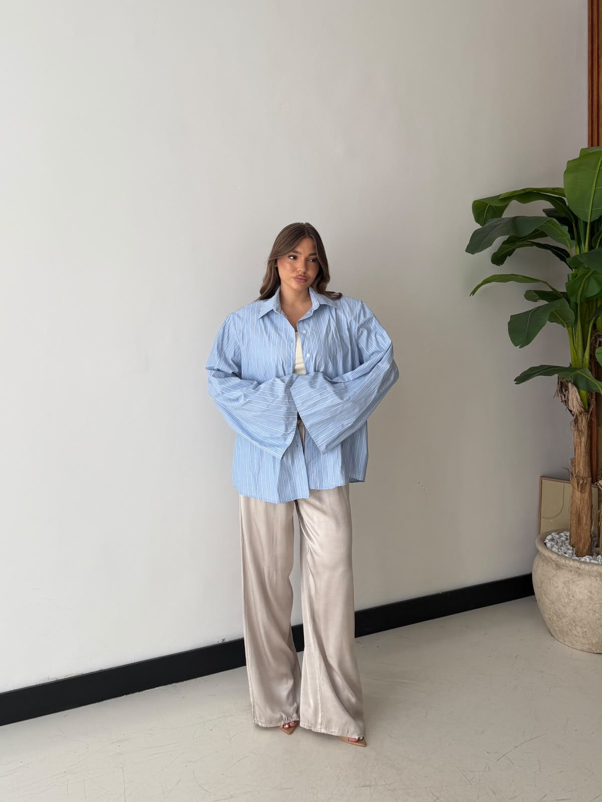 Camicia JUSTWEST Thäis 137-CA- CELESTE