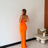 Abito Maya 6039- ARANCIO