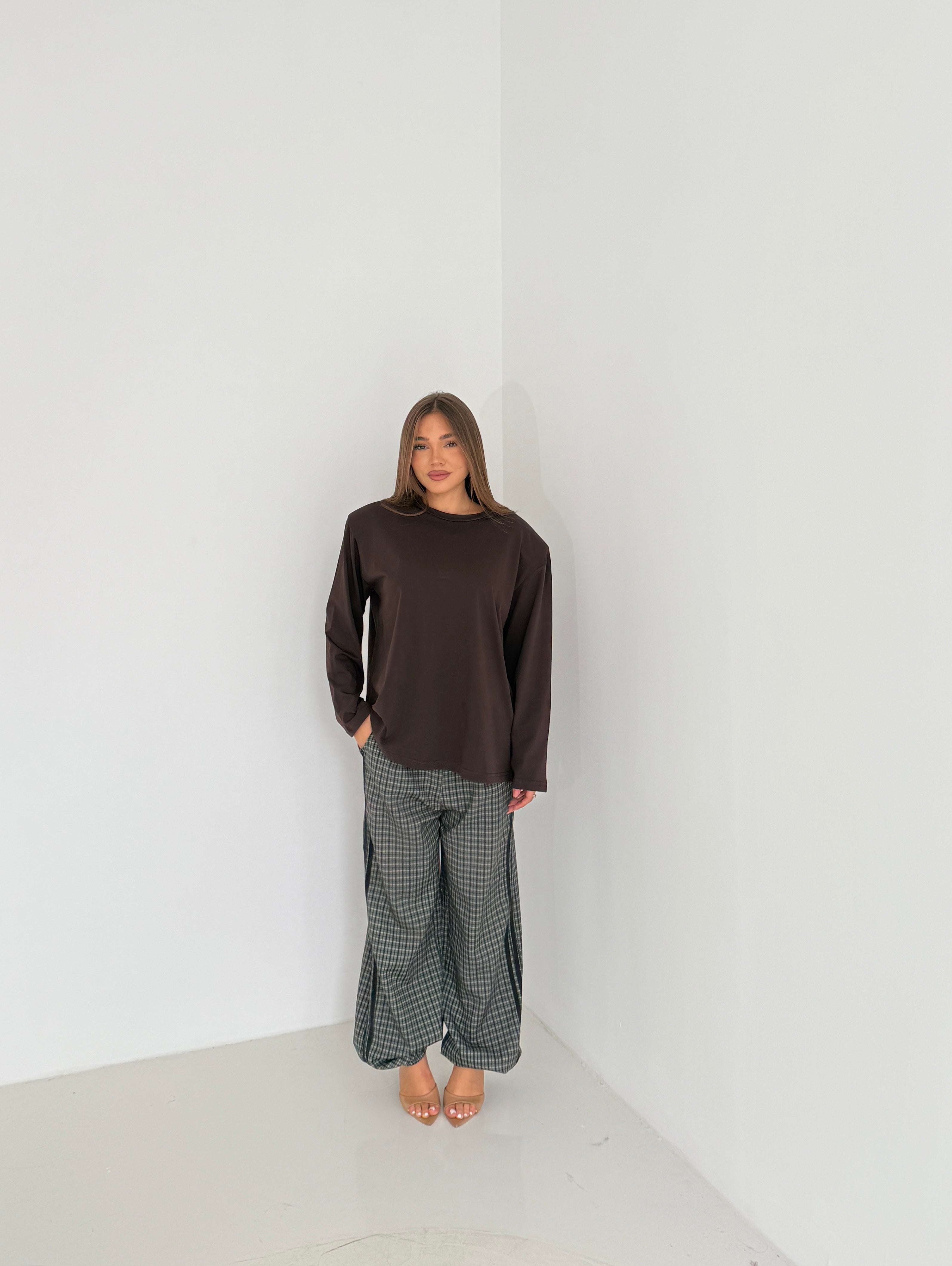 Maglia Juliet JUST WEST 2639 - MARRONE