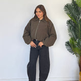 Giubbino Arabella 2613 - VERDE MILITARE