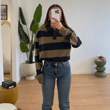 Polo manica lunga Laila 2675-VERDE