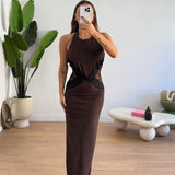 Abito Luisa 14279-MARRONE