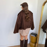 Giubbino Satiné 11709-MARRONE