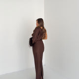 Abito Odhette 2677 - MARRONE