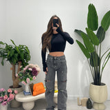 Jeans Sharlotte 755-2 - GRIGIO