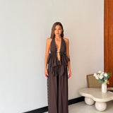 Coordinato Inaya 97451 - MARRONE