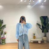 Giubbino Blanche 2971-CELESTE