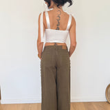 Jeans Amie 10692 - VERDE MILITARE